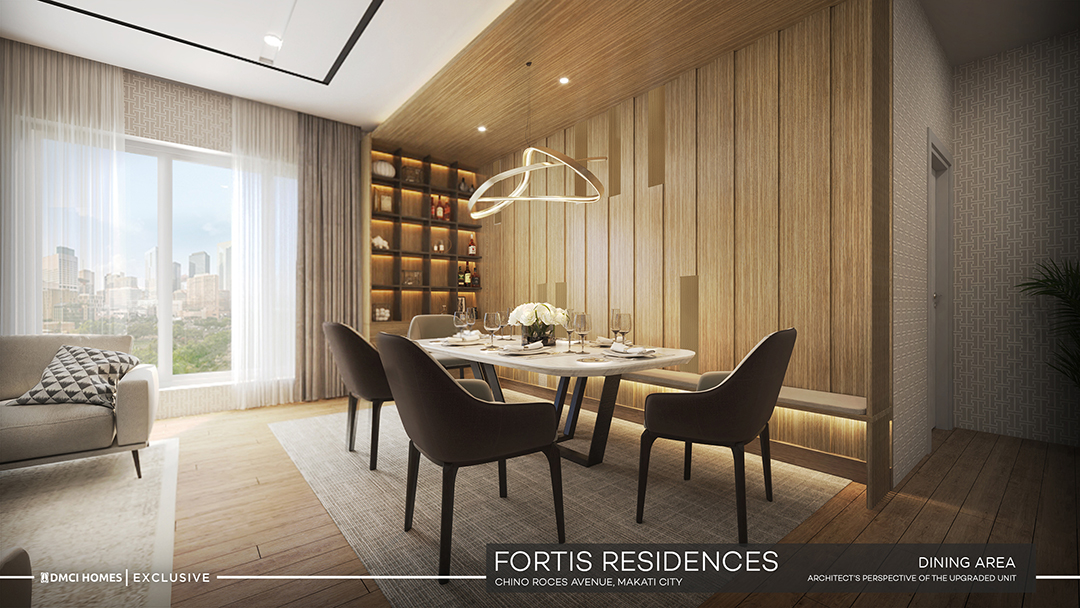 Fortis Residences Official Website 3BR Dining Area