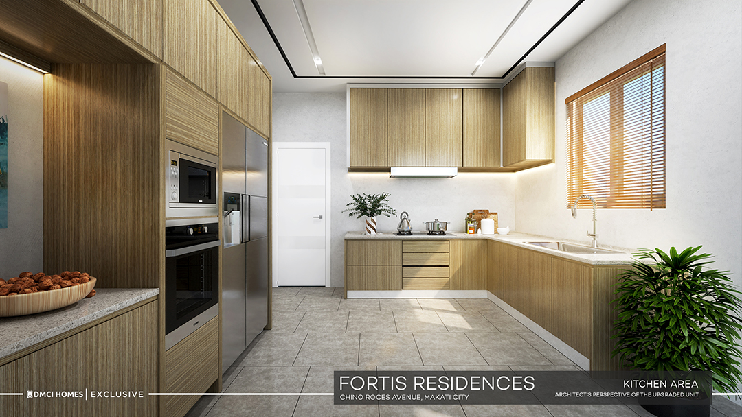 Fortis Residences Official Website 3BR Kitchen Area