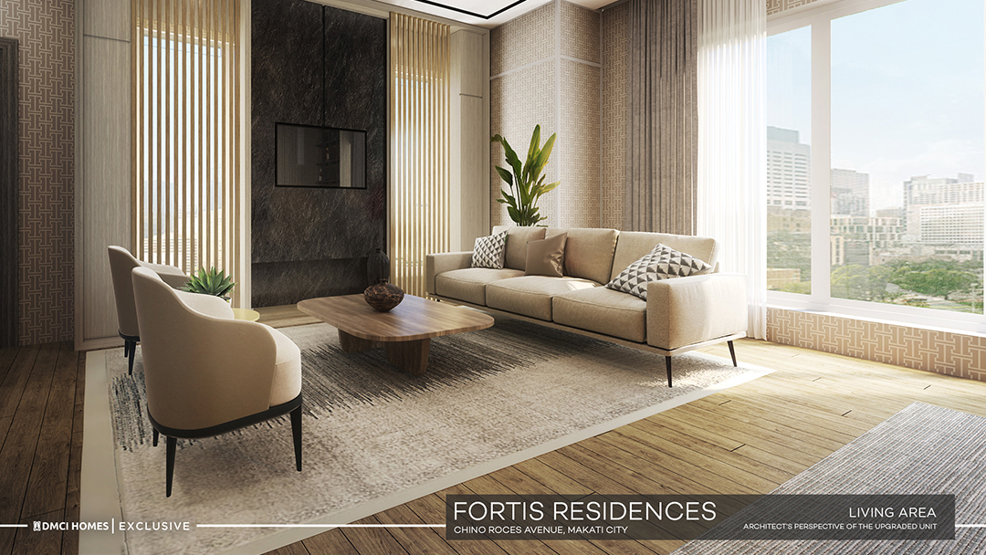 Fortis Residences Official Website 3BR Living Area
