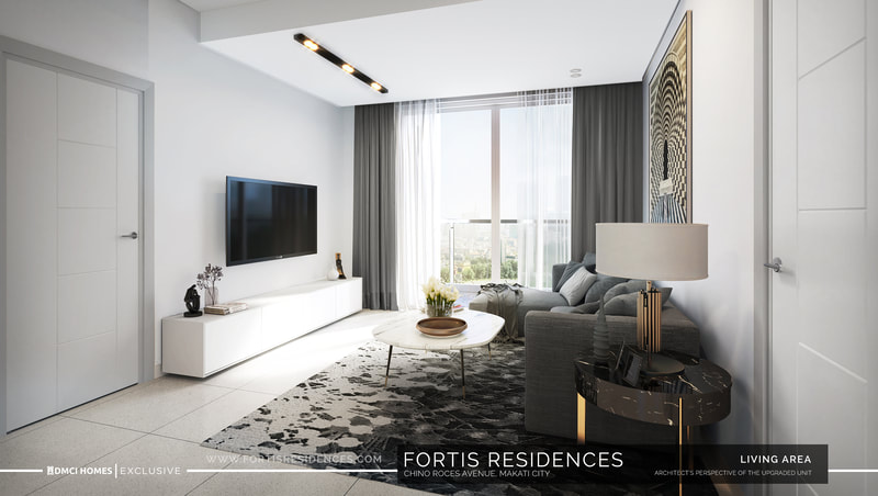 Fortis Residences - 2BR Living Area