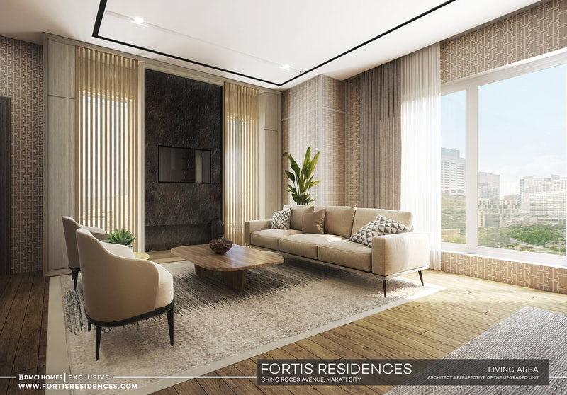 Fortis Residences - 3BR Living Area