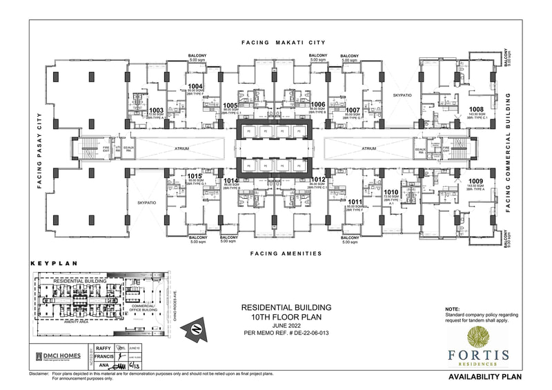 Fortis-Residences-Residential-Building-10th-Floor-Plan