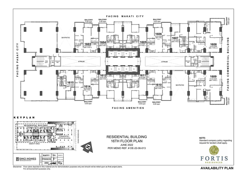 Fortis-Residences-Residential-Building-16th-Floor-Plan