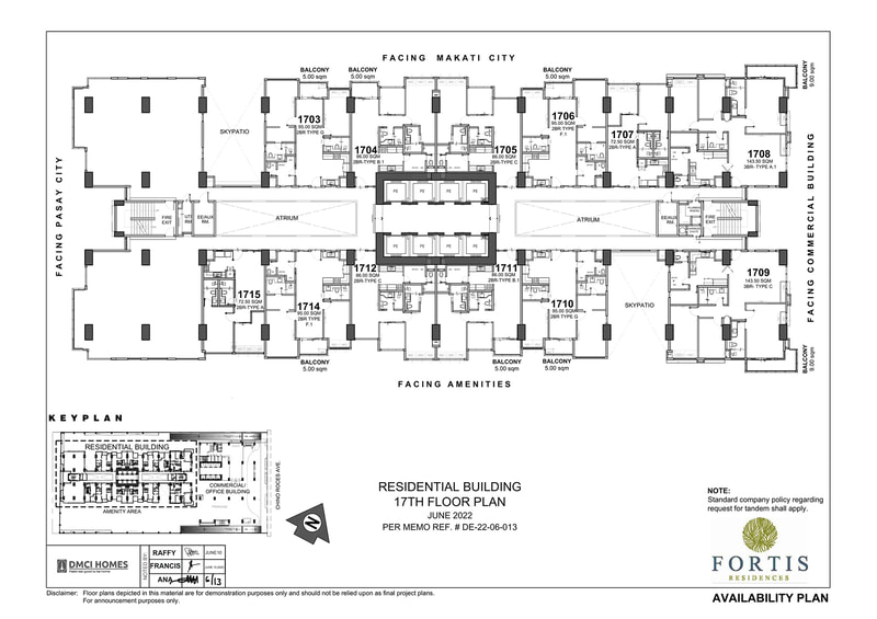 Fortis-Residences-Residential-Building-17th-Floor-Plan