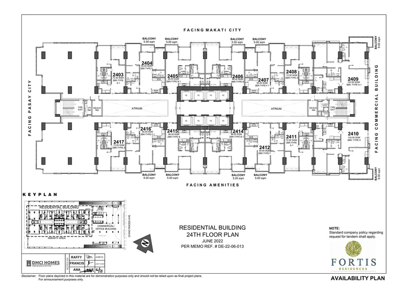 Fortis-Residences-Residential-Building-24th-Floor-Plan