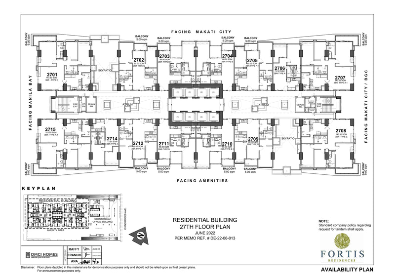 Fortis-Residences-Residential-Building-27th-Floor-Plan