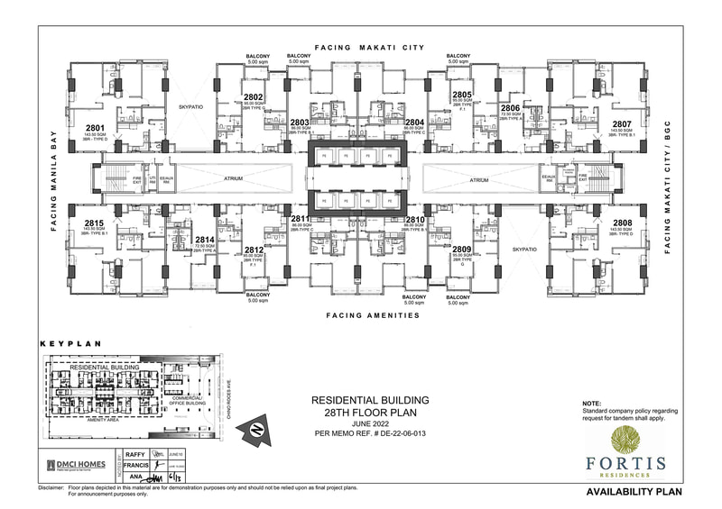 Fortis-Residences-Residential-Building-28th-Floor-Plan