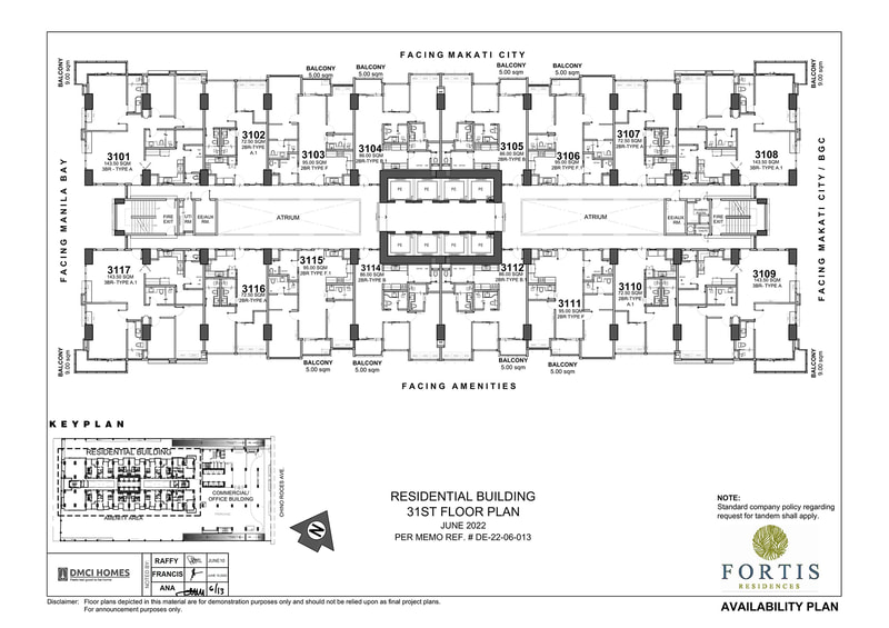 Fortis-Residences-Residential-Building-31st-Floor-Plan