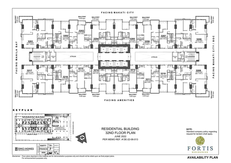 Fortis-Residences-Residential-Building-32nd-Floor-Plan