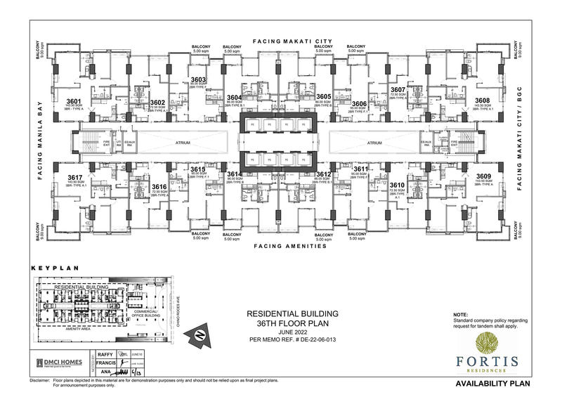 Fortis-Residences-Residential-Building-36th-Floor-Plan