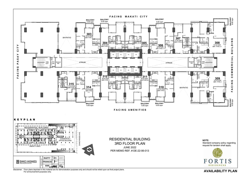 Fortis-Residences-Residential-Building-3rd-Floor-Plan