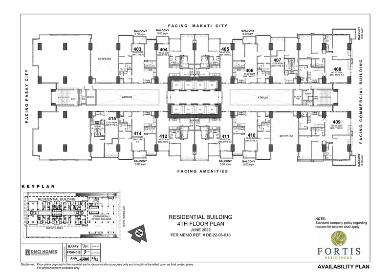 Fortis-Residences-Residential-Building-4th-Floor-Plan