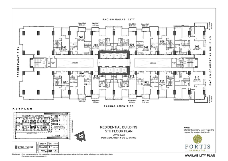Fortis-Residences-Residential-Building-5th-Floor-Plan